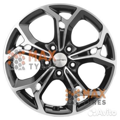 Khomen Wheels KHW1702 (Qashqai) Black-FP 7/0 R17