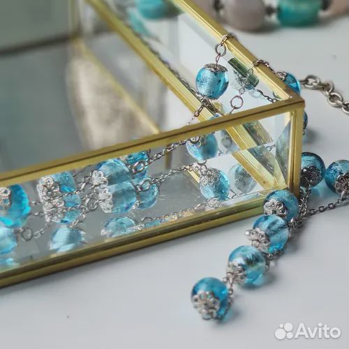 Поднос декоративный зеркальный