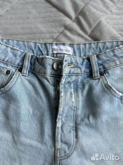 Джинсовые шорты zara 38