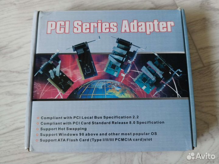 2 RS232 COM DB25 Printer LPT to PCI-E PCI Expres