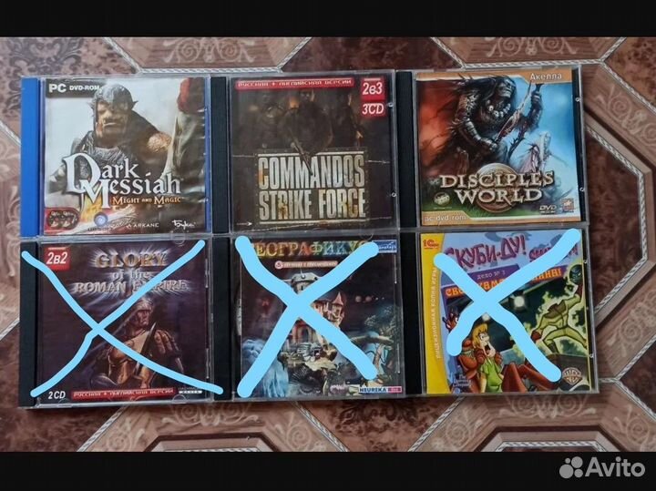 Компьютерные игры на дисках для пк