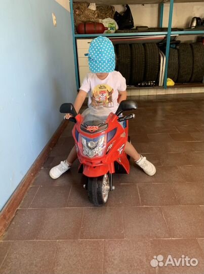 Детский мотоцикл на аккумуляторе бу