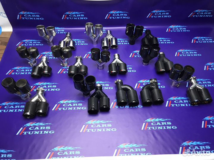 Насадки акропович хром глянцевые