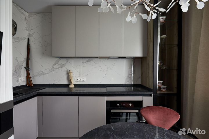 Прямой Кухонный гарнитур на заказ