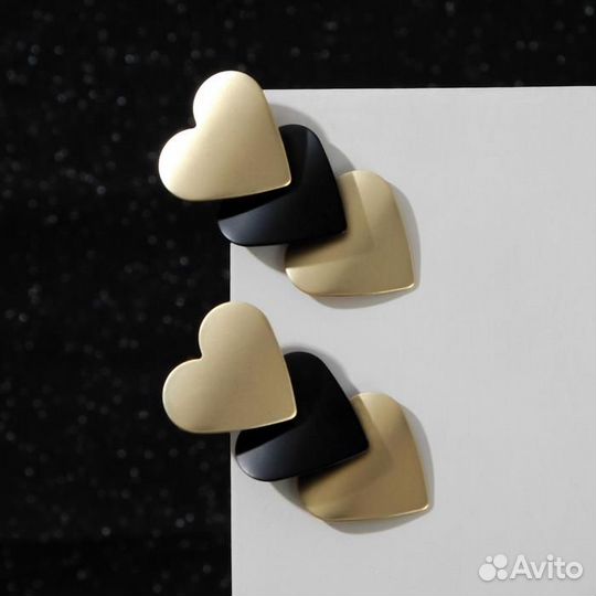 Серьги металл 