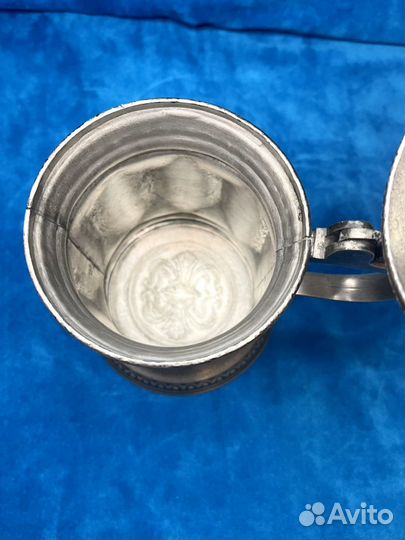 Пивная кружка, подсвечник оловянные