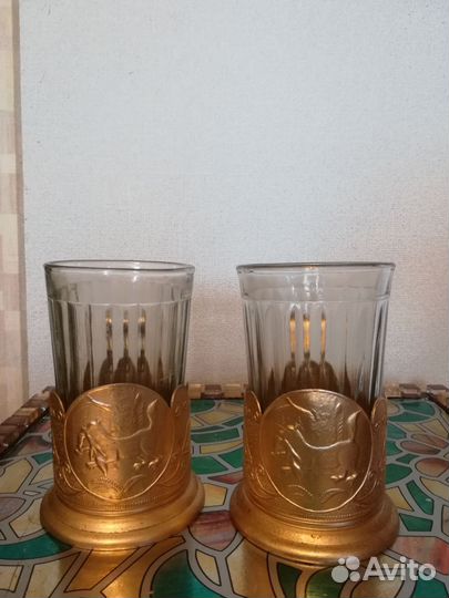 Комплект. Подстаканники СССР