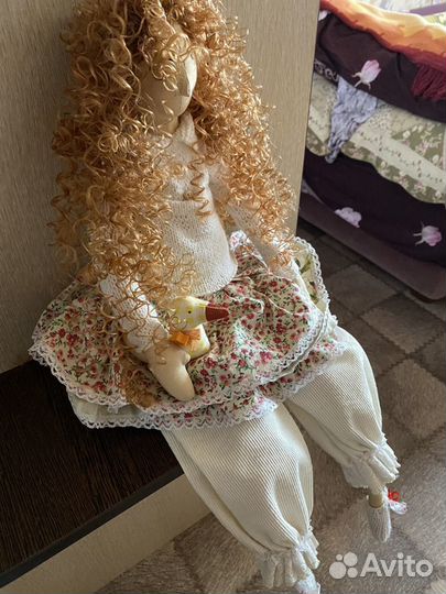 Интерьерная кукла тильда ручная работа