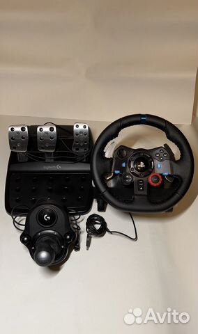 Игровой руль logitech g29 с кпп купить в Москве | Электроника | Авито