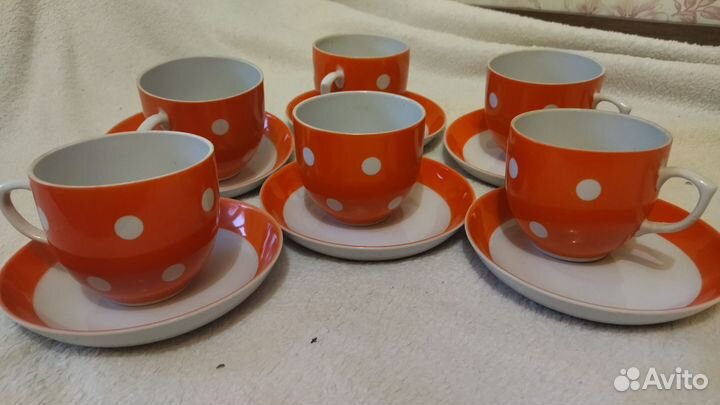 Чайная пара фарфор СССР