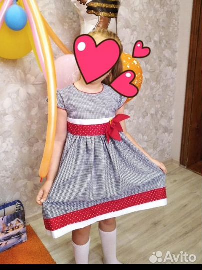 Платье для девочки 5-6 лет