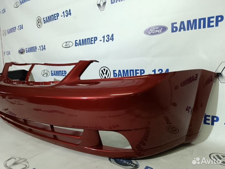 Бампер передний chevrolet Lacetti седан красный