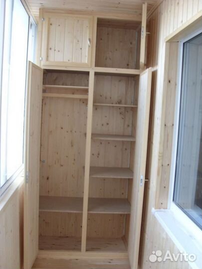 Отделка балкона