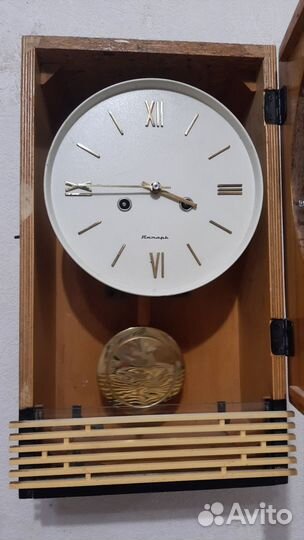 Часы настенные с боем Янтарь