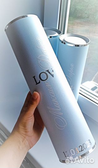 Тубусы на свадьбу