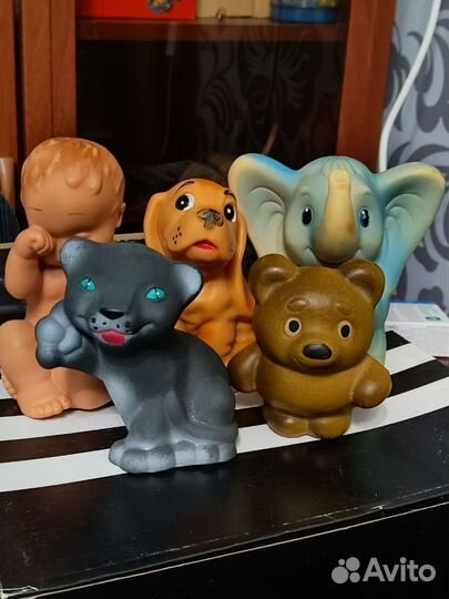 Резиновые игрушки СССР