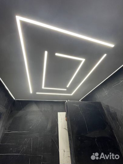 Натяжные потолки под ключ / Установим за 1 день