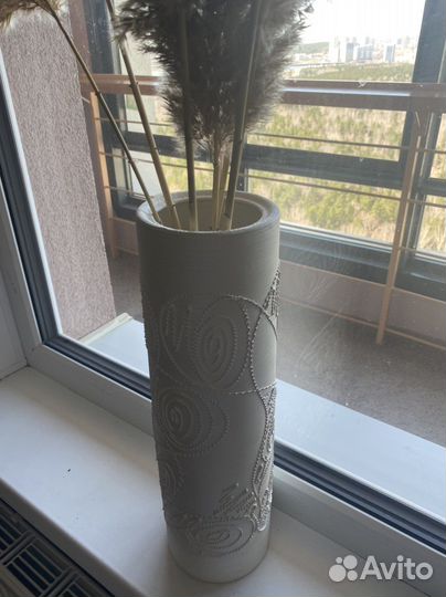 Ваза с сухоцветами