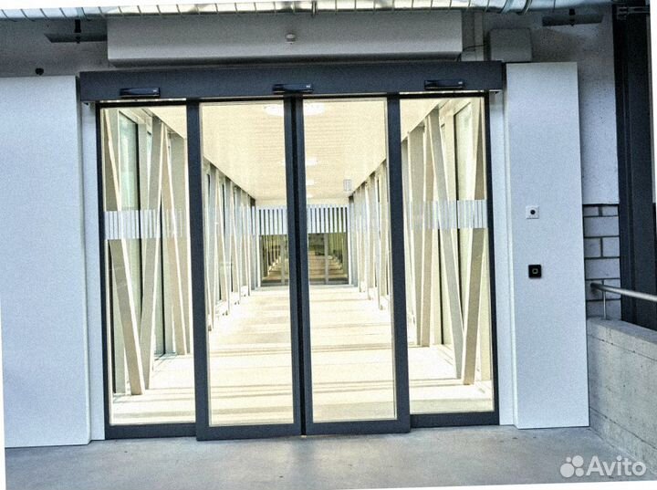 Автоматические раздвижные двери Дорхан