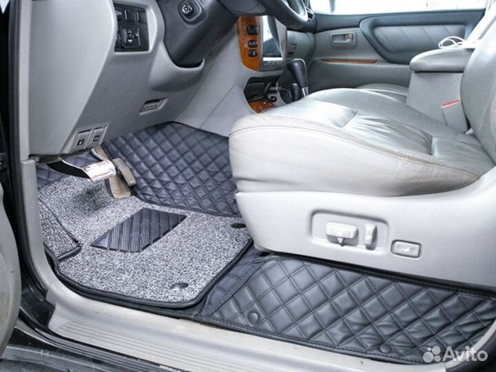 Ковры из эко кожи с высокими бортами 5Д