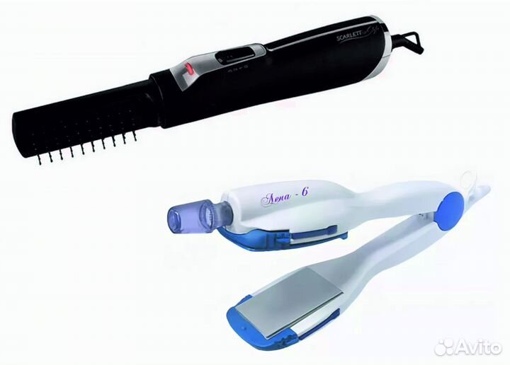 Фен расческа Scarlett Top Style & Щипцы Лена 6