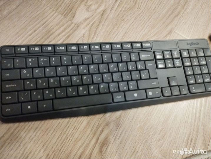 Клавиатура +мышь беспроводные Logitech MK235