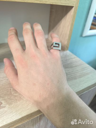 Мужской перстень серебро