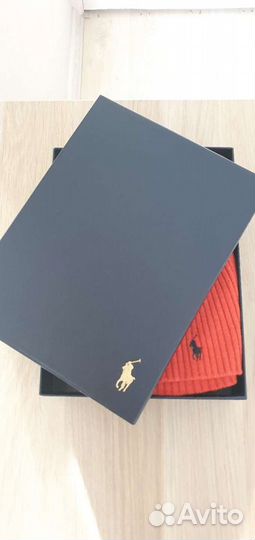 Шапка с шарфом женская Polo Ralph Lauren