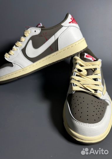 Кроссовки Travis Scott x Air Jordan 1 Люкс