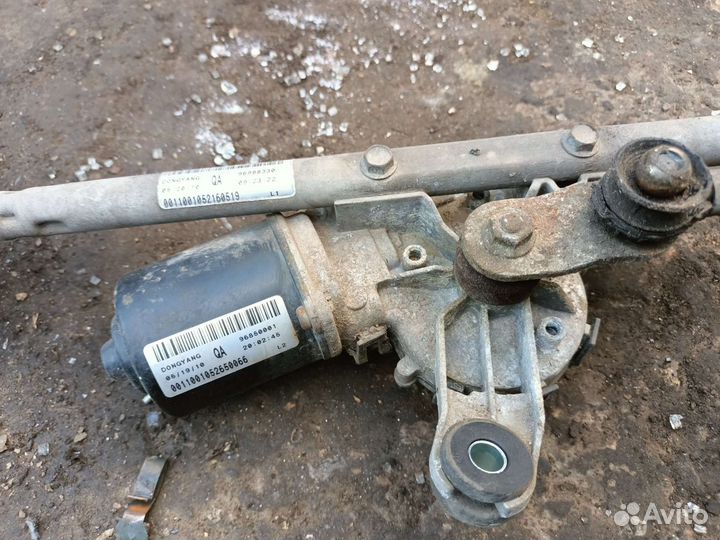 Трапеция дворников моторчик Шевроле Авео т 250