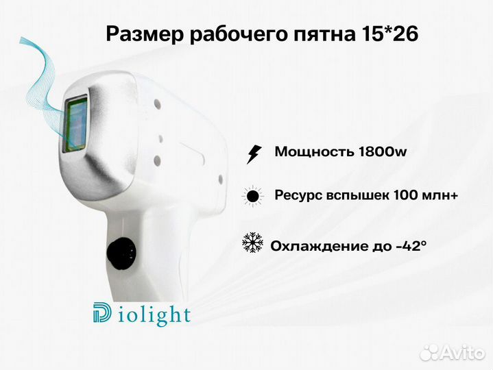 Диодный лазер DioLight Ultra'One 1800вт, рассрочка