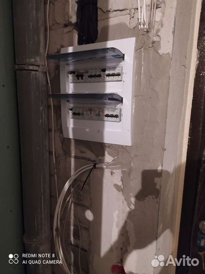 Электромонтажные работы, отделочные работы