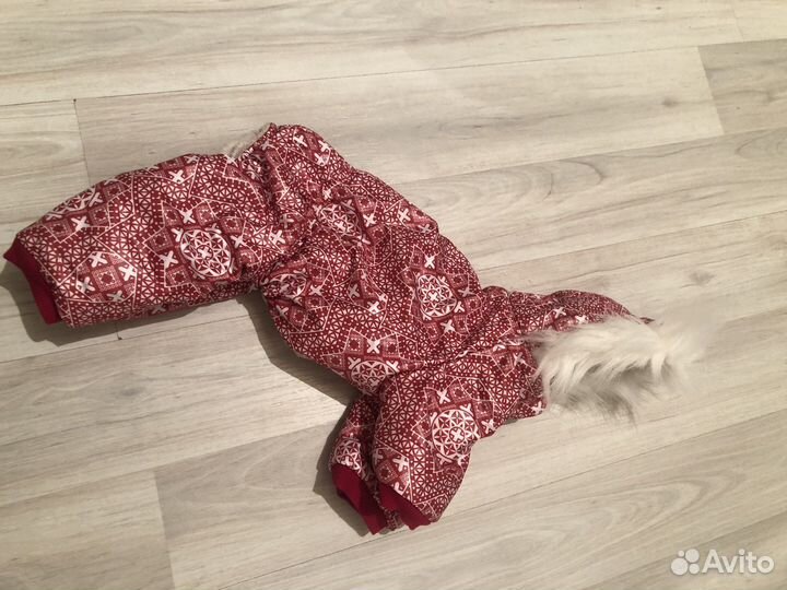 Зимний комбез для маленькой собачки