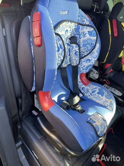 Детское кресло Siger 9-18кг (4-7 лет) Isofix