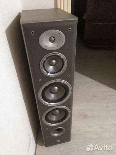 Колонки JBL E80 и Сабвуфер JBL, цвет серебро