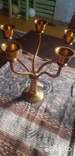 Подсвечник бронза