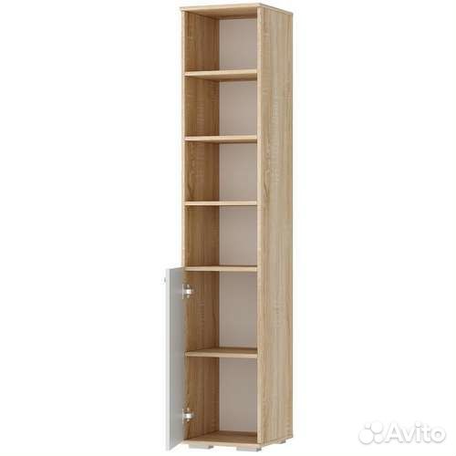 Узкий шкаф пенал для книг