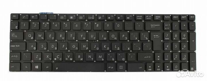 Клавиатура Asus N56, N56V, NJ8, черная (без рамки)