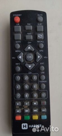 Пульт ду для ресивера Harper телевизора