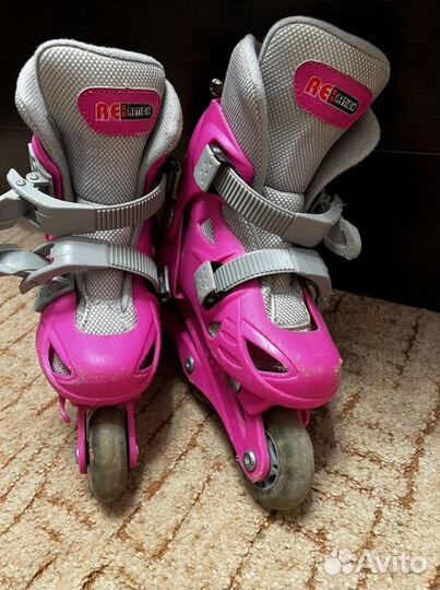 Ролики для девочки раздвижные р.28-31