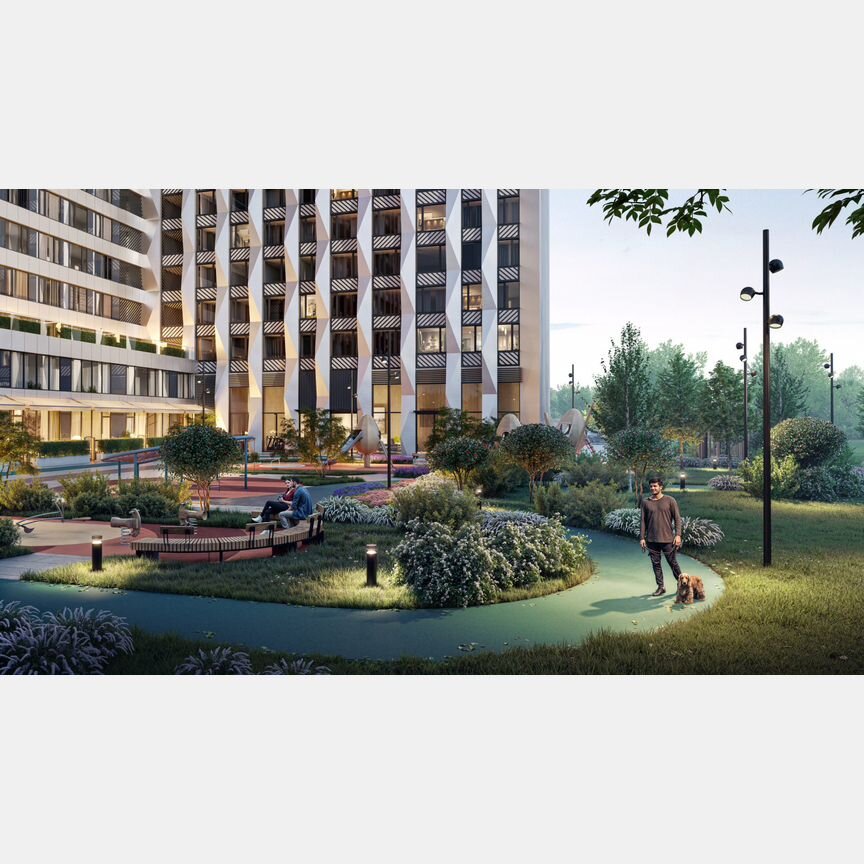 1-к. квартира, 37,1 м², 3/33 эт.