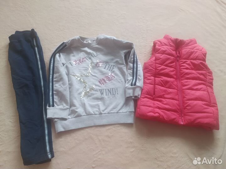 Жилет и костюмчик 110 р