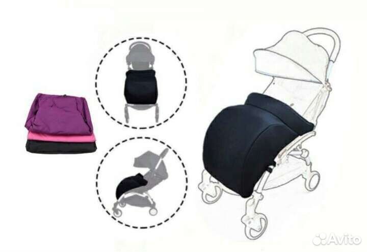 Накидка на ножки для коляски
