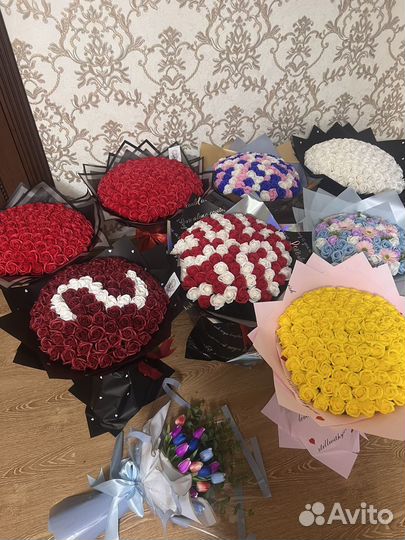 Мыльные розы букеты