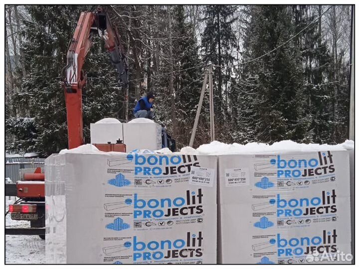 Газобетонные блоки с завода Bonolit