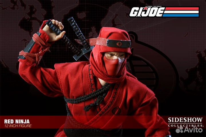 Sideshow G.I. Joe Exclusive Red Ninja Cobra