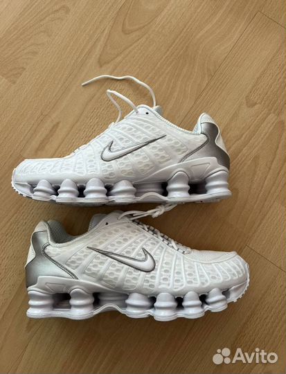 Кроссовки Nike Shox TL Metallic Silver White