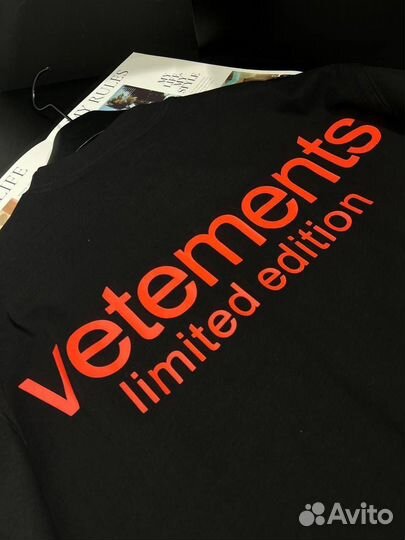 Футболка vetements premium