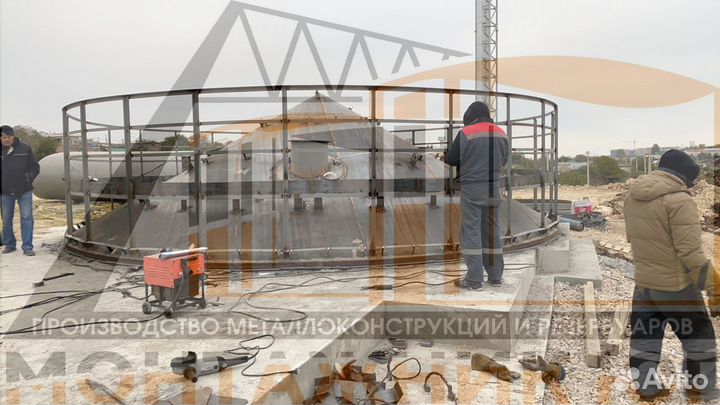 Резервуары рвс/багв вертикальны рвс-450 м3