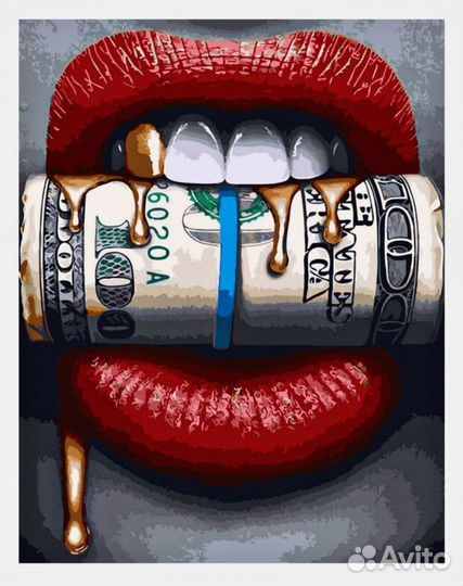 Картина по номерам на холсте с подрамником